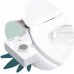 TUSHY Classic 2.0 Bidet Toilet Seat Attachment | Modern Sleek Design. Fresh Clean Water Sprayer. Non-Electric Self Cleaning Adjustable Nozzle White Silver Knob