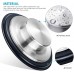2PCS Kitchen Sink Stopper Stainless Steel Large Wide Rim 3.35 Diameter Fengbao