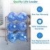 5 gallon water bottle holder water jug holder rack 3-Tier Water Cooler Jug Rack for 6 Bottles 5 gallon water bottle storage Rack Heavy Duty With Floor Protection for Home Office