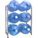 5 gallon water bottle holder water jug holder rack 3-Tier Water Cooler Jug Rack for 6 Bottles 5 gallon water bottle storage Rack Heavy Duty With Floor Protection for Home Office