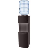 Frigidaire EFWC498 Top Loading Cooler Dispenser -Hot & Cold Water Child Safety Lock Innovative Slim & Sleek Design Holds 3 or 5 Gallon Bottles Black
