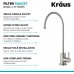 Kraus FF-100SFS Purita 100% Lead-Free Kitchen Water Filter Faucet Spot Free Stainless Steel