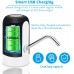 KUFUNG Portable Water Bottle Pump 5 Gallon Universal Bottle Electric Water Dispenser with Switch and USB charging for Camping Kitchen Workshop Garage Black