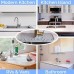Vovmax Kitchenguard Kitchenguard Silicone Faucet Handle Drip Catcher Tray Silicone Faucet Mat For Kitchen Sink Silicone Sink Faucet Splash Guard Faucet Sink Splash Guard 1pcs Black