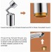 Waternymph Faucet Aerator 720° Big Angle Spray Aerator Dual Function Kitchen Faucet Aerator Bathroom Faucet Mounted for Face Washing Gargle and Eye Flush Polished Chrome