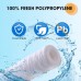 5 Micron 10x2.5 Whole House String Wound Sediment Filter for Well Water Replacement Cartridge for Universal 10 inch RO System WP-5 Aqua-Pure AP110 CFS110 Culligan P5 WFPFC4002 CW-MF 4Pack