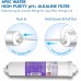 APEC FI-PHPLUS-QC US MADE 10 High Purity pH+ Calcium Carbonate Alkaline Filter with ¼” Quick Connect For Reverse Osmosis Water Filter System For Standard System Replacement Filter Only