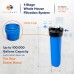 Aquaboon 20 x 4.5 Whole House Well Water Filter System with Pressure Release 1 Port | Certified | Compatible with Pentek 150233 150235 Geekpure BB- 20B