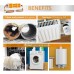 Capacitive Electronic Water Descaler System Alternative Water Softener Salt Free for Whole House Reduces the effects of Limescale [CWD24 Max 1 Pipe]