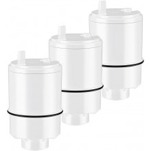 Fil-fresh 3-Pack Faucet Water Filter Replacement for PUR Filtration System Model FM-3700 PFM400H PFM350V Filter# RF3375 NSF Certified White