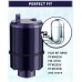 Fil-fresh 6-Pack Faucet Water Filter Replacement for PUR Filtration System Model FM-3700 PFM400H PFM350V Filter# RF9999 3 Stage Filter NSF Certified Blue