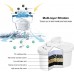 Hskyhan Alkaline Water Filter Cartridge Replacement Pitcher Water Filters Improve PH 7 Stage Filteration System To Purify 4 Pack