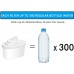 Hskyhan Alkaline Water Filter Cartridge Replacement Pitcher Water Filters Improve PH 7 Stage Filteration System To Purify 4 Pack
