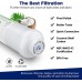 Inline Water Filter Membrane Solutions 10 X 2 with 1 4 Quick-Connect Water Filter Replacement Cartridge Inline Filter for Refrigerator Ice Maker Under Sink Reverse Osmosis Water System 2-Pack