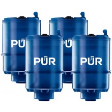 PUR MineralClear Faucet Water Filter Replacement for Filtration Systems 4 Pack Blue 4 Count