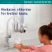 PUR PLUS Faucet Mount Water Filtration System Stainless Steel – Vertical Faucet Mount for Crisp Refreshing Water FM4000B