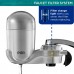 PUR PLUS Faucet Mount Water Filtration System Stainless Steel – Vertical Faucet Mount for Crisp Refreshing Water FM4000B