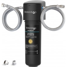 Waterdrop 10UA Under Sink Water Filter System NSF ANSI 42 Certified Under Counter Water Filter Direct Connect to Kitchen Faucet 8K Gallons High Chlorine Reduction Capacity USA Tech