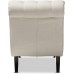 Baxton Studio BBT5211-Light Beige Chaise-lounges Medium cream