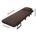 Convertible Sofa Bed Folding Arm Chair Sleeper Sleeper Sofa Chair Bed Leisure Recliner Chaise Lounges Couch Lazy Sofa with Pillow Napping Bed for Home Office Brown