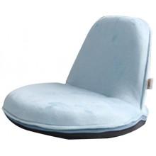 Lounge chair Chaise Lounges Lounge Chair Tatami Stool Single Small Sofa Children's Chair Bedroom Mini Folding Lazy Sofa Tatami Bed Chair Dormitory Color : Blue-B Size : 545437cm