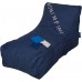 Lucky Tree Lazy Lounger Chairs Sofa Beanbag Chair Sponge Lounge with Side Pocket Comfortable & Special Navy
