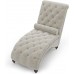 Soft 68” Linen Button Tufted Chaise Lounge Chair Indoor Leisure Chair Rest Sofa Couch With 1 Bolster Pillow,Wooden Frame ,Nailhead Trim,Indoor Living Room Furniture Easy to Assemble Color : White
