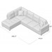 Ainehome Sectional Sofa Couch Set L Shape Sectional 103.5 W for Living Room with Left Hand Chaise & Toss Pillows Red
