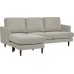 Brand – Rivet Goodwin Modern Reversible Sectional Sofa Couch 88.6W Light Grey