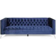 Christopher Knight Home Hillel Sofas Midnight Blue Silver