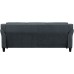 Lifestyle Solutions Collection Grayson Micro-Fabric Sofa 80.3 x 32 x 32.68 Dark Grey
