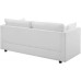 Modway EEI-3044 Activate Contemporary Modern Fabric Upholstered Apartment Sofa Couch In White