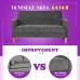 TYBOATLE Modern Multi-Function Loveseat Sofa w 2 USB Charging Ports and Soft Seat Upholstered 2-Seat Couch Sofa Love Seats Furniture for Living Room Small Space Home Office Dorm Grey