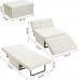 VIAGDO Sleeper Sofa Folding Bed Sleeper Chair Bed Convertible Chairs into Beds Adjustable Sofa Bed 4 in 1 Multi-Function Couch Bed with Adjustable Backrest for Small Space