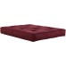 DHP 8 Inch Independently Encased Coil Futon Mattress Red Microfiber