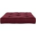 DHP 8 Inch Independently Encased Coil Futon Mattress Red Microfiber