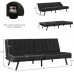 FCYIXIA Futon Sofa Bed PU Leather Convertible Folding Couch Sleeper Lounge Convenient Installation Color : C