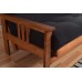 Kodiak Furniture Monterey Futon Set with Storage Drawers with Barbados Base and Linen Charcoal Mattress