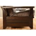 Kodiak Furniture Phoenix Full Size Futon In Espresso Finish Linen Charcoal