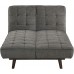 Lexicon Callista Convertible Futon Lounge Sofa Gray