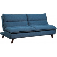 Lexicon Manisha Futon Sofa Sleeper Bed Blue