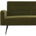 Novogratz 2360979N Z Stevie Convertible Sofa Bed Couch Green Velvet Futon