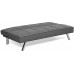 Serta Rane Convertible Sofa Bed 66.1 W x 33.1 D x 29.5 H Dark Gray