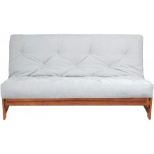 Trupedic x Mozaic - 6 inch Full Size Standard Futon Mattress Frame Not Included | Basic Cloud Suede | Great for Kid's Rooms or Guest Areas Many Color Options