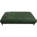 Trupedic x Mozaic - 8 inch Full Size Standard Futon Mattress Frame Not Included | Basic Jungle Green | Great for Kid's Rooms or Guest Areas Many Color Options