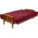 Westfield Futon Frame Queen Size Solid Hardwood in Heritage Finish