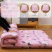 YOSHOOT Pink Unicorn Futon Floor Mattress for Adults Japanese Thicken Futon Mattress Foldable Floor Bed Camping Mattress with Canvas Storage Bag Pink Twin Size