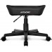 AKRacing Footstool with PU Leather Height Adjustable with Wheels Ottoman Foot Rest for Office and Gaming Chairs PC; Mac; Linux Black AK-Stool-BK