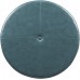 HomePop Round Leatherette Storage Ottoman with Lid Teal