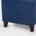 Joveco Ottoman Foot Rest 16 Square Fabric Stool Royal Blue